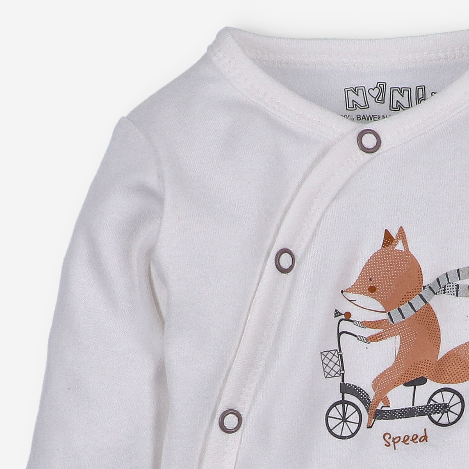 Body kopertowe CUTE CARS z bawełny organicznej dla chłopca
