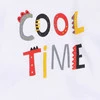 Body niemowlęce Alfabet z bawełny organicznej cool time