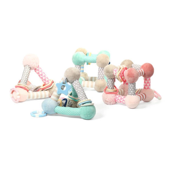 Babyono Zabawka Edukacyjna Mint Pyramid Tiny Yoga