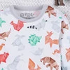 Body niemowlęce Fun Origami z bawełny organicznej