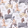 Kaftanik niemowlęcy CUTE CARS z bawełny organicznej dla chłopca