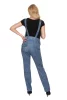 SPODNIE OGRODNICZKI CIĄŻOWE JEANS LOOK NIEBIESKIE