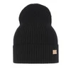 Czapka damska zimowa, wiosenna, czarna, 100% wełniana merino, Sophie