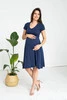 Sukienka ciążowa i do karmienia Mommy Chic granatowa