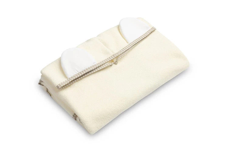 Sensillo Ponczo Kąpielowe Ecru