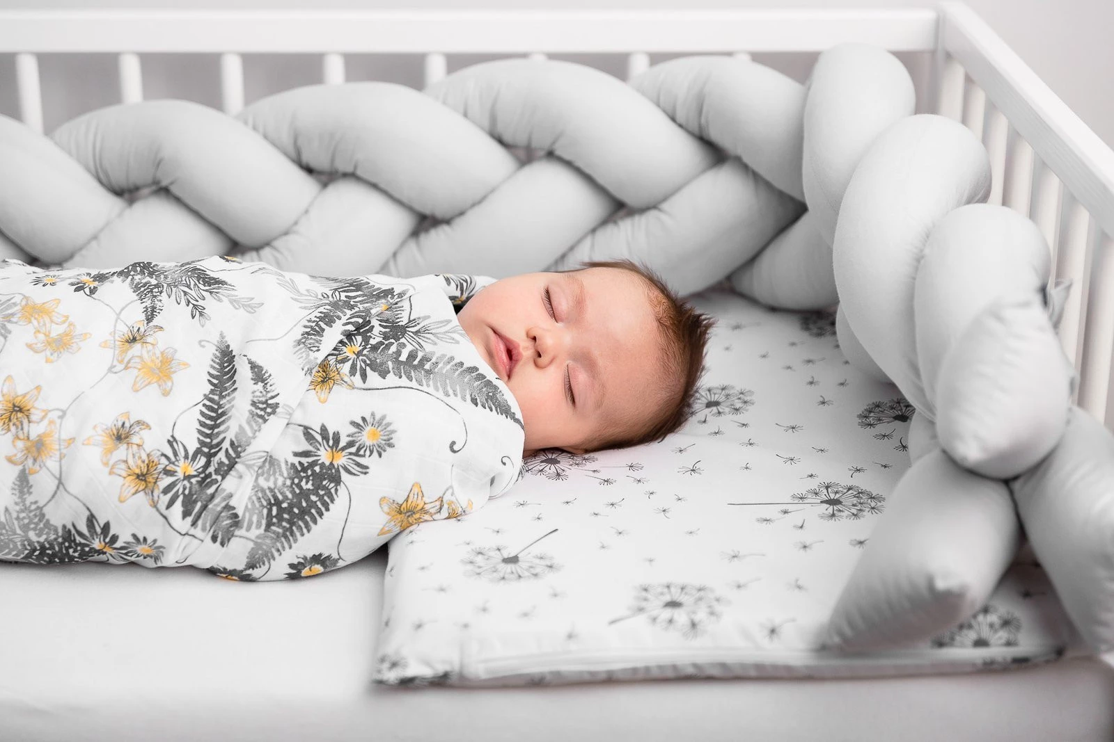 Sensillo Otulacz Muślinowy - Paprotki