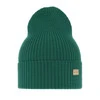 Czapka damska zimowa, wiosenna, zielona, 100% wełniana merino, Sophie