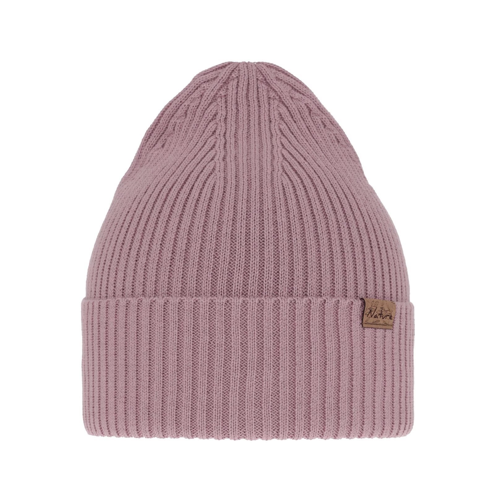 Czapka damska zimowa, wrzosowa, z bawełną, Messina