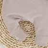 Dziewczęce spodnie dresowe z falbankami z bawełny organicznej - beżowe