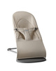 BABYBJORN - leżaczek BALANCE SOFT WOVEN/JERSEY Tri Fabric, Piaskowoszary