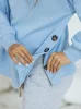 Bluza ciążowa i do karmienia SKY LATTE błękitna