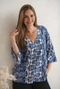Bluzka ciążowa i do karmienia Bahama Mama print Azul