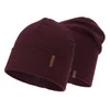 Czapka jesienna, wiosenna damska, burgundowa, bawełniana Zenita