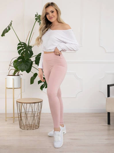 Legginsy Madison - Pudrowe