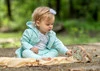 Bluza dresowa Aromatyczne Listki z bawełny organicznej dla dziewczynki