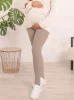 Legginsy Ciążowe Ocieplane - Cappuccino
