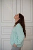 Bluza ciążowa i do karmienia oversize Milk It Easy! mięta