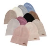 Czapka jesienna, zimowa damska, camel, 100% wełniana merino, Flerra