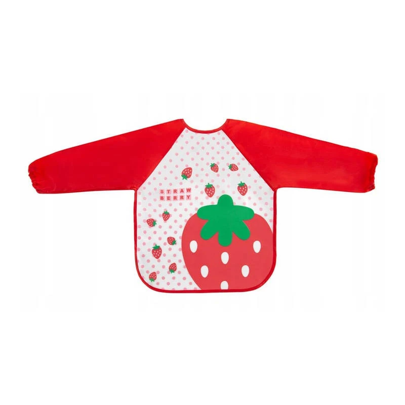 Śliniak rękawek - Truskawka