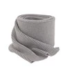 Szalik zimowy damski, szary, 100% wełniana merino Jessica