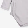 Body kopertowe z bawełny organicznej długi rękaw - lila