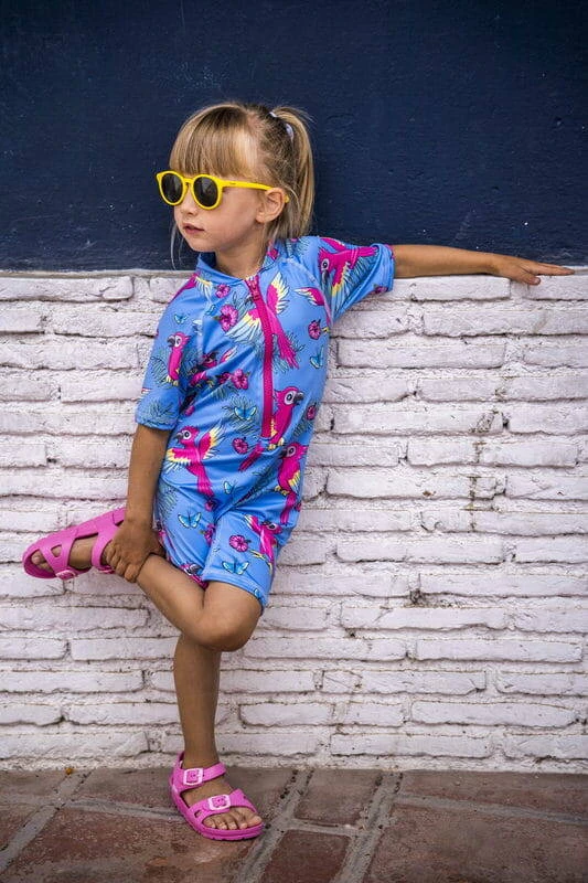 Kombinezon kąpielowy Niebieska Papuga UPF50+