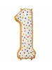 Złoty Balon Ciasteczko cyfra "1" -78cm