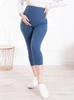 Legginsy Ciążowe Rybaczki - Indygo