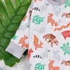 Rampers niemowlęcy Fun Origami z bawełny organicznej