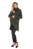 PUCHATY CIĄŻOWY SWETER GOLF DO KARMIENIA KHAKI