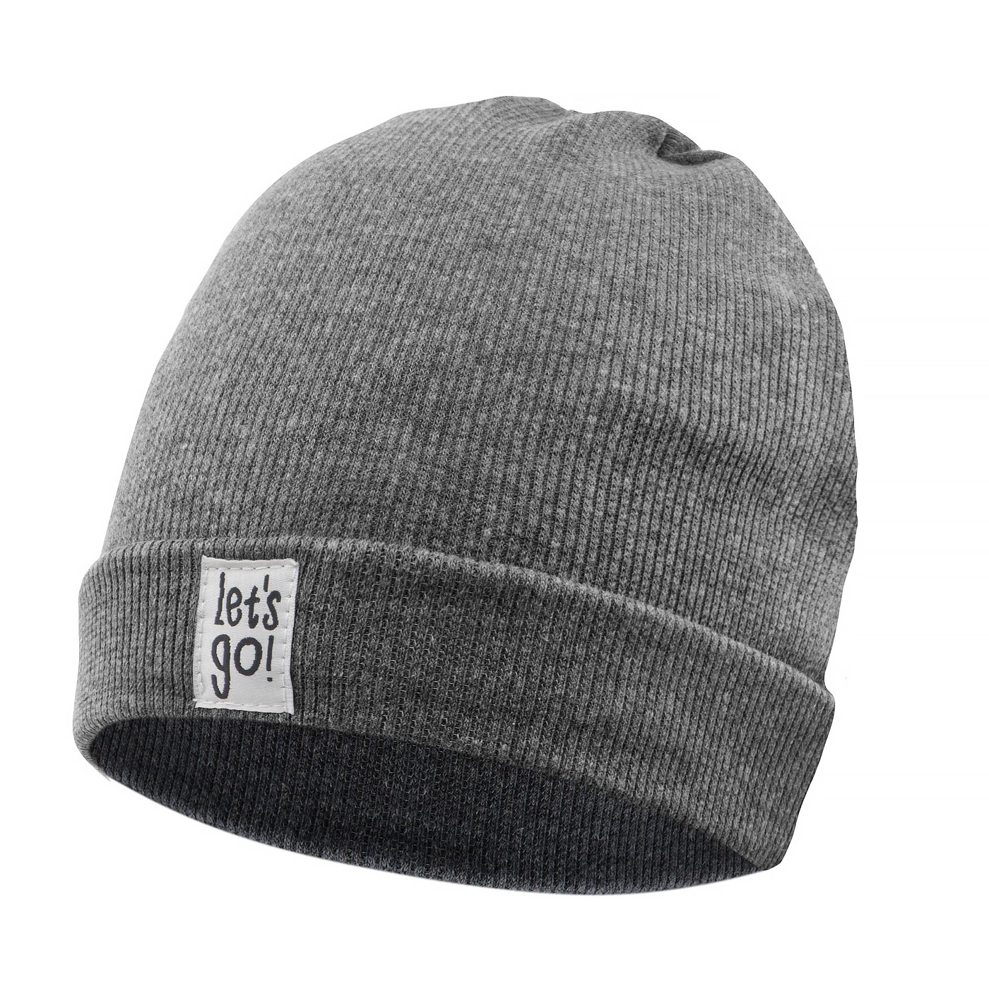 Czapka Kids&Co Prążek Szary Melanż