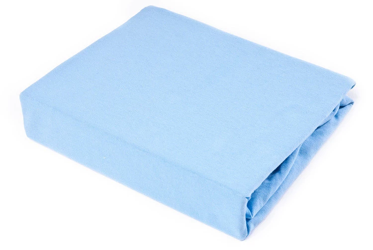 Sensillo Prześcieradło Jersey 160x80 Niebieski
