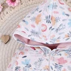 Bluza niemowlęca Tęczowy ogród z bawełny organicznej dla dziewczynki