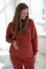 Bluza ciążowa i do karmienia Motherhood oversize chili oil