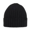 Czapka zimowa męska, ciemnoszara, 100% wełniana merino Nathan