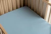 Sensillo Prześcieradło Jersey Deluxe 120x60 Niebieski