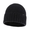 Czapka zimowa męska, ciemnoszara, 100% wełniana merino, bezszwowa Bruner