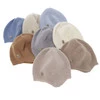 Czapka jesienna, wiosenna dla chłopca, camel, wełna merino z kaszmirem, wiązana Tono