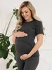 Bluzka ciążowa i do karmienia Emma – Popielata
