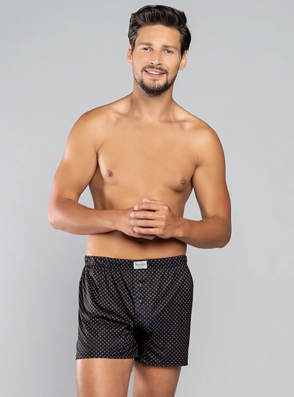 Norman bokserki męskie druk rozetki