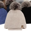Czapka i komin dla chłopca, zimowy komplet, niebieski, 100% wełniany merino, podszyty wełnianym polarem, wiązany Danny