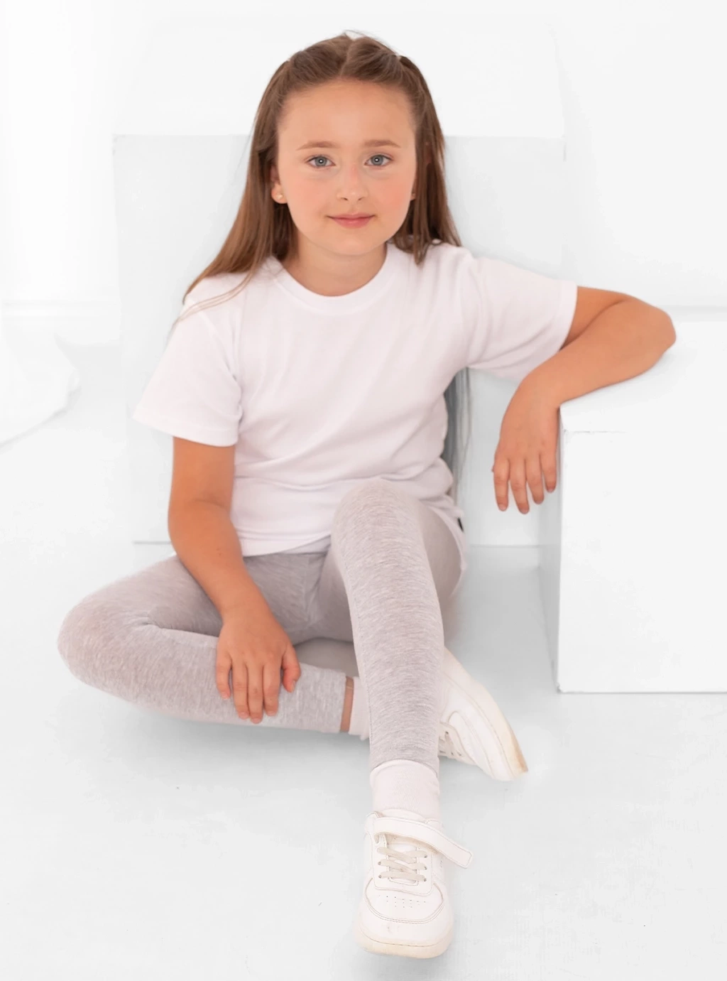 Legginsy Basic Kids - Szare