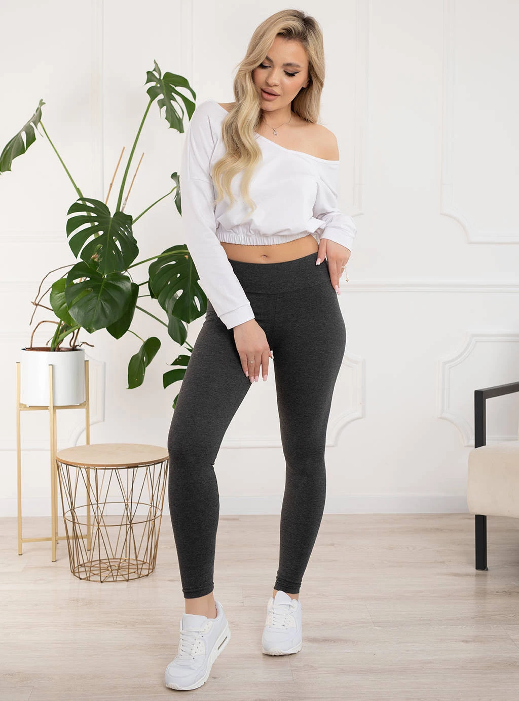 Legginsy Madison - Popielate