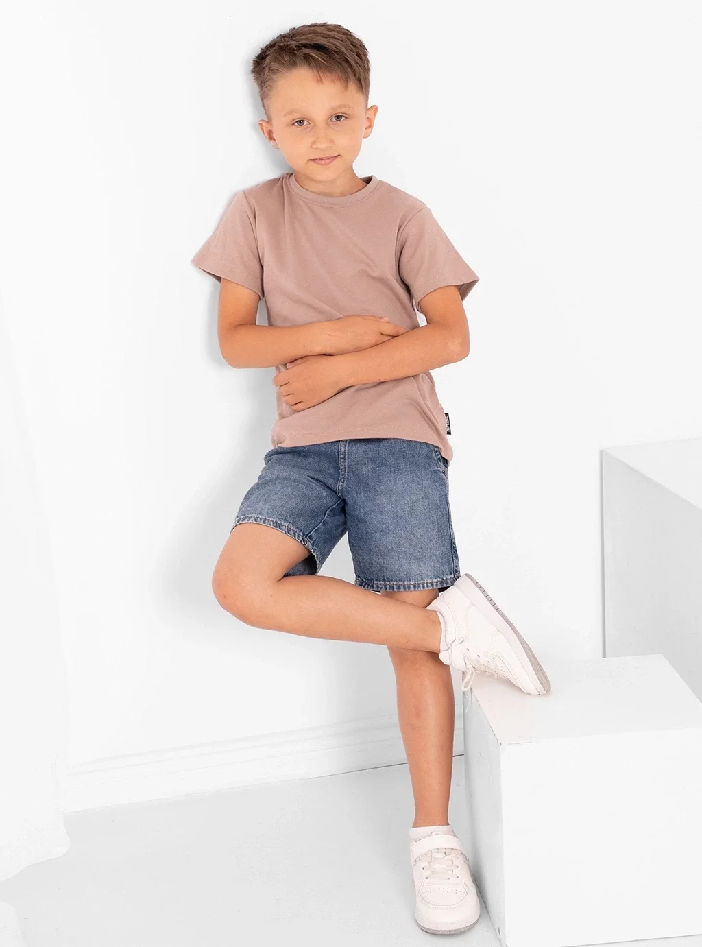 T-shirt Basic Kids - Cappuccino