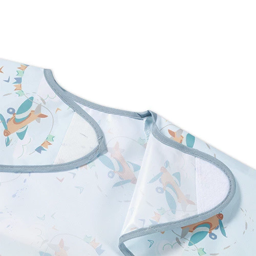 Babyono Śliniak Plane Długi Rękaw