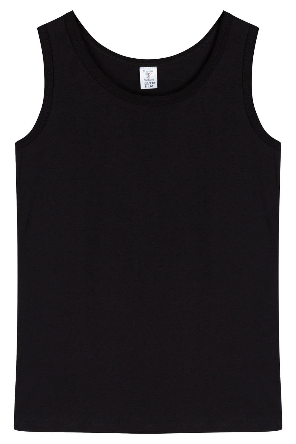 Tytus koszulka chłopięca szerokie ramiączko czarny