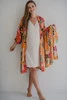 Otulacz bambusowy Tropical Orange 95x65 cm