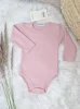 Body Niemowlęce Z Długim Rękawkiem - Colour Pudrowy Róż