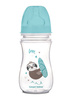Canpol butelka antykolkowa Exotic Animals 240ml  - Leniwiec