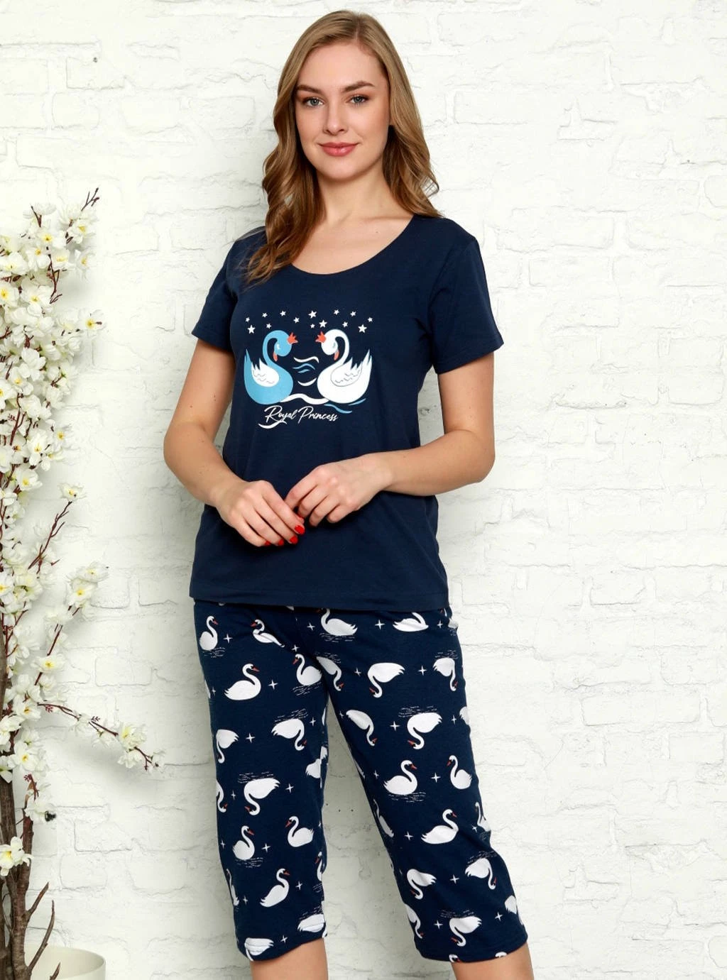 Piżama Łabędź